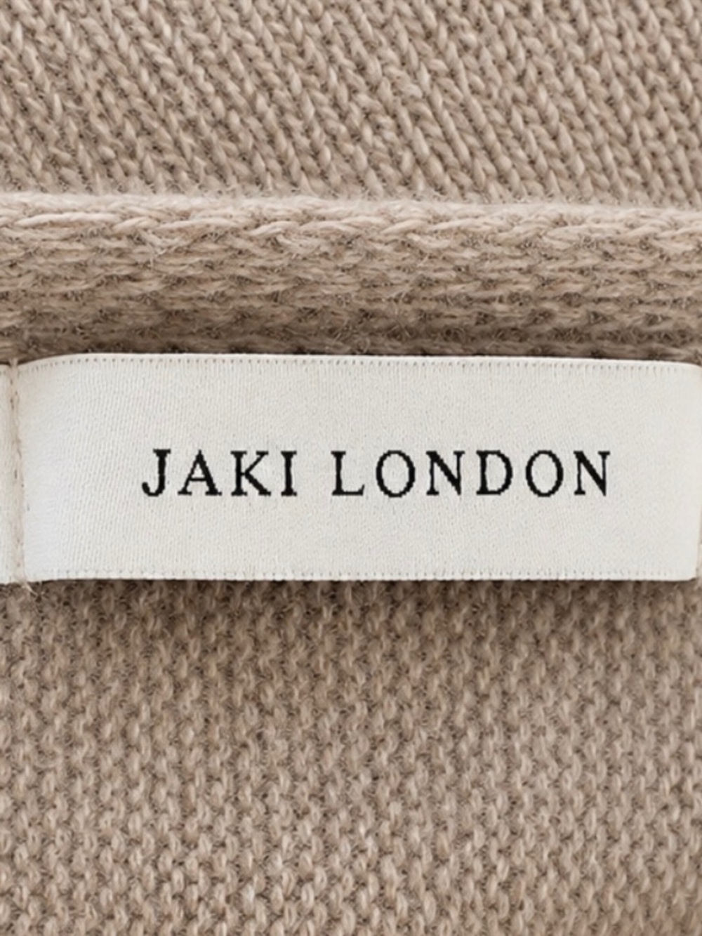 NWOT JAKI Elle Cashmere Wool Blend Poncho Mocha Made in Italy - Picture 7 of 8